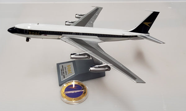 Inflight200 1:200 BOAC Boeing 707-436 G-APFF w/ Stand and Collector's Coin  (Polished) ARDBA29P