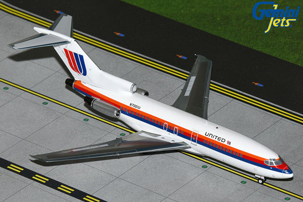 GeminiJets 1:200 United Airlines Boeing 727-100 N7001U (Saul Bass live -  DGPilot