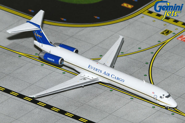 GeminiJets 1:400 Everts Air Cargo McDonnell Douglas MD-80SF N965CE GJVTS2067