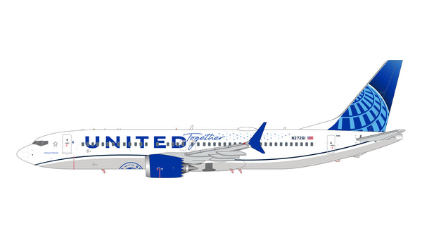 GeminiJets 1:200 United Airlines Boeing 737 MAX 8 N27261 “Being United,  United Together” G2UAL1086